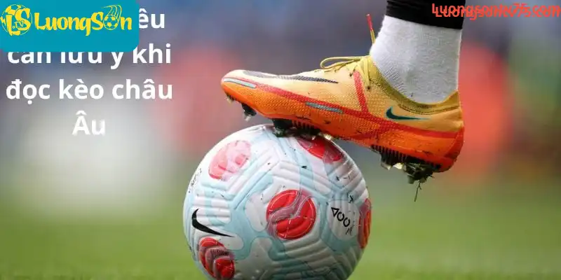 Những điều cần lưu ý khi đọc kèo châu Âu Những điều cần lưu ý khi đọc kèo châu Âu